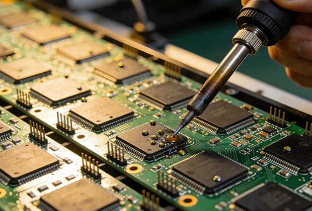 DIP插件后焊加工